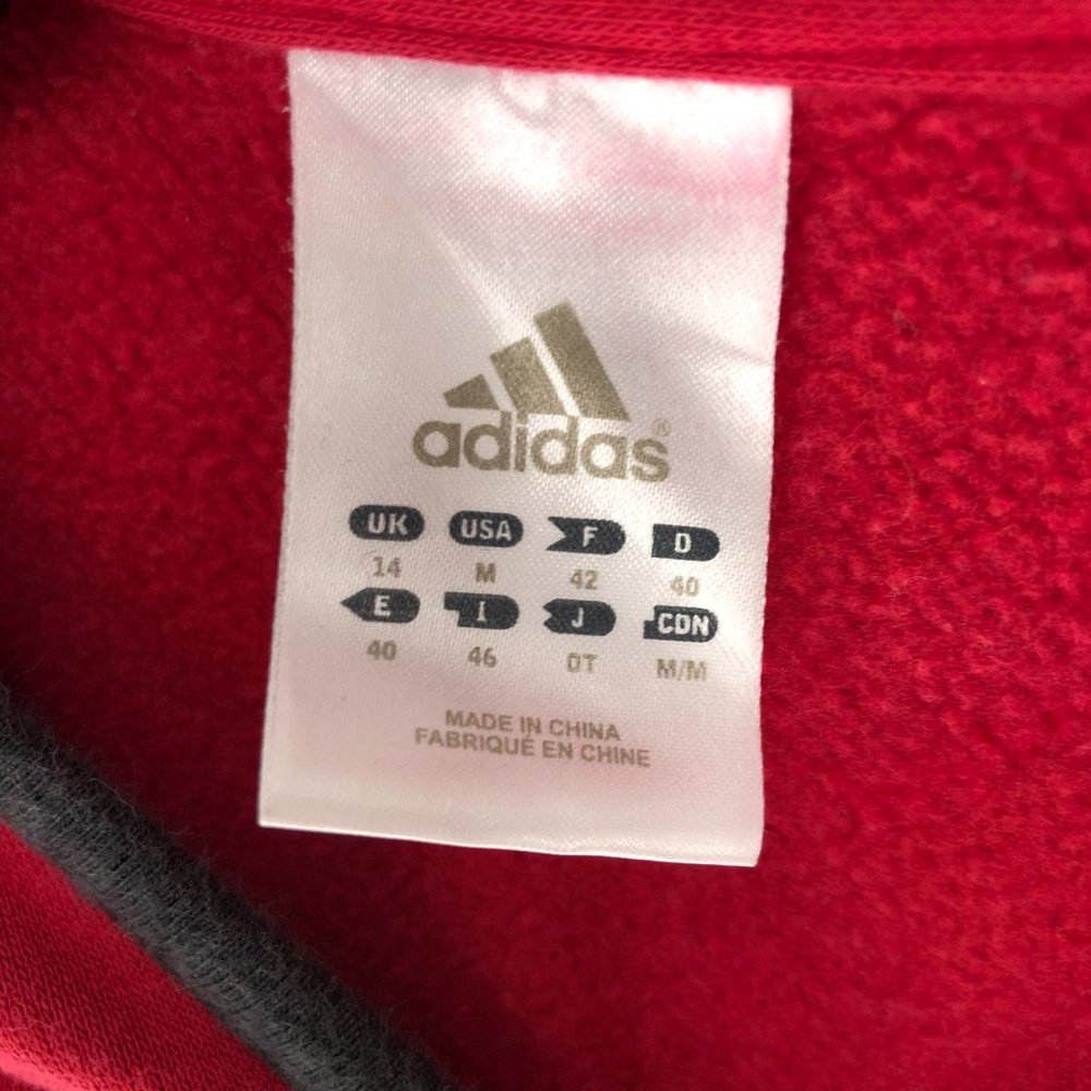 Adidas Womens Retro Full Zip 3 Stripe Logo Hoodie - Picture 3 of 7